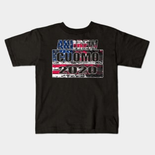 Andrew Cuomo 2020 For President T-Shirt Liberal Democrat Kids T-Shirt